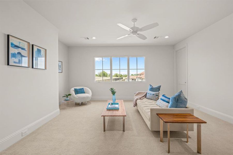 Furnished interior view inside a new home in , Fort Worth (Image 25).