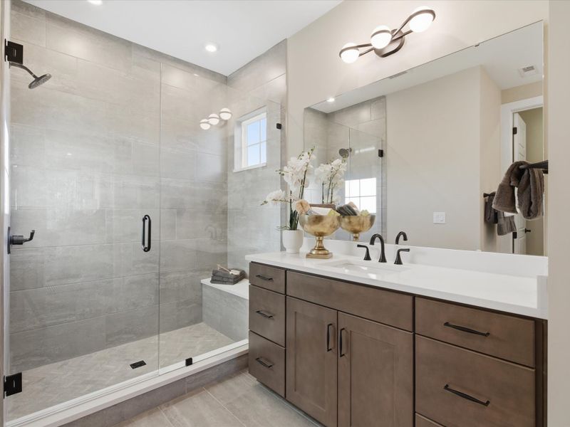 Representative furnished interior of a home built from the Regent by Tri Pointe Homes in Ascend, Charlotte (Image 24).