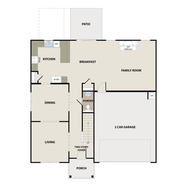 Cedar Creek A First Floor