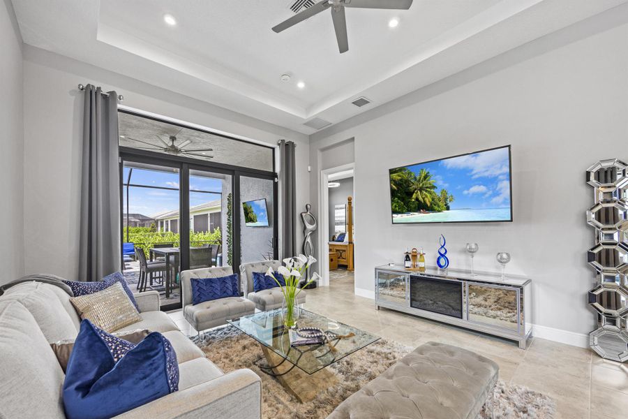 Furnished interior view inside a new home in , Port St. Lucie (Image 26). Furnished interior view inside a new home in , Port St. Lucie (Image 26).