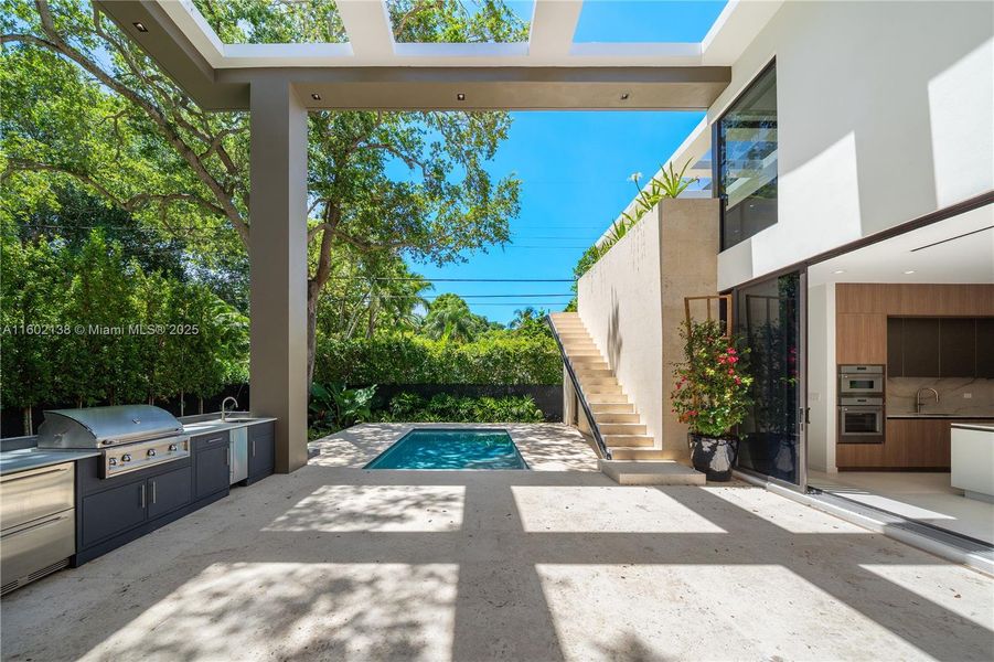 Furnished interior view inside a new home in , Miami (Image 16).