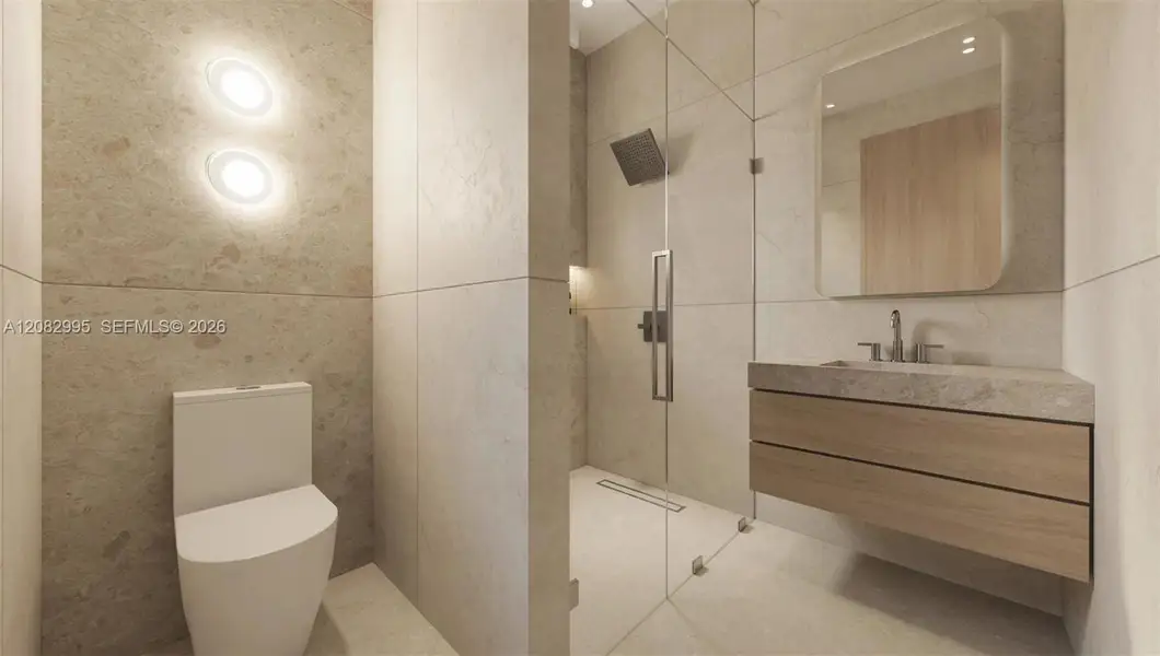 Furnished interior view inside a new home in , Miami Springs (Image 6).