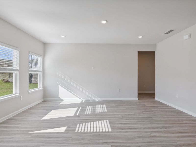 The Chatham floorplan with the Calm interior Package.