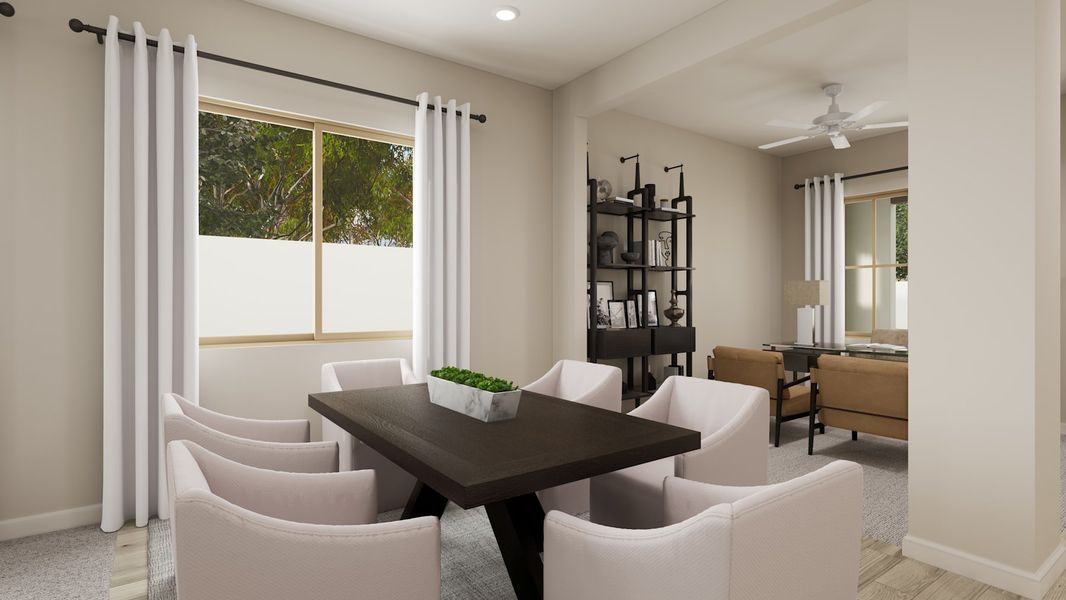 Representative furnished interior of a home built from the Sierra Plan 3509 by Tri Pointe Homes in Soleo, San Tan Valley (Image 6).