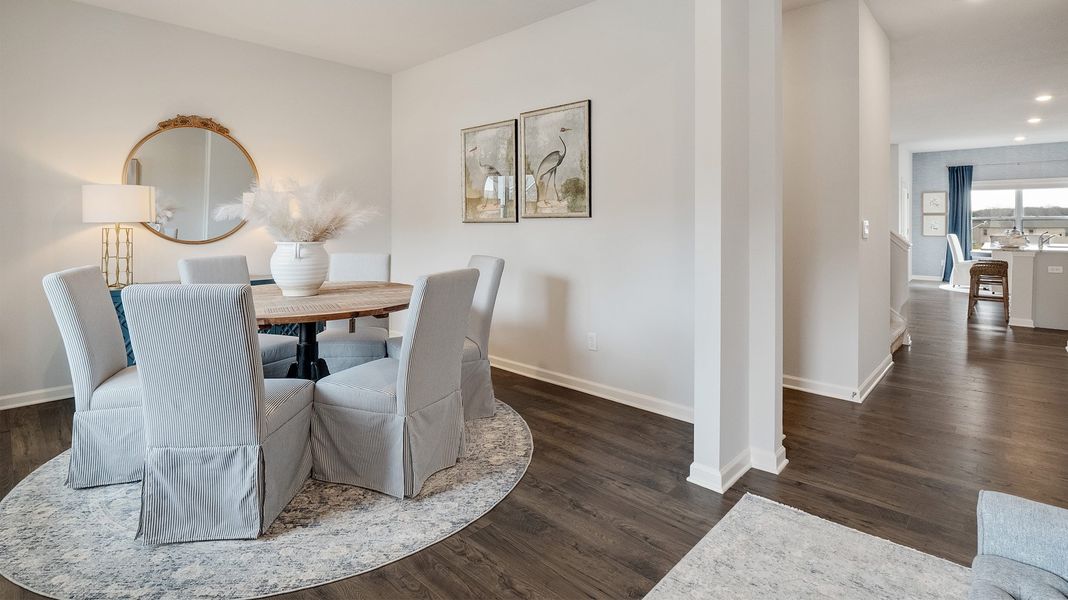 Representative furnished interior of a home built from the Salem by D.R. Horton in Shiloh Springs, Jackson (Image 3).
