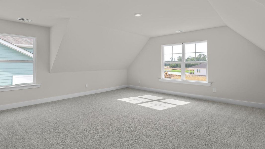 Spacious, unfurnished interior of a new home in Indigo Preserve, Leland (Image 35).