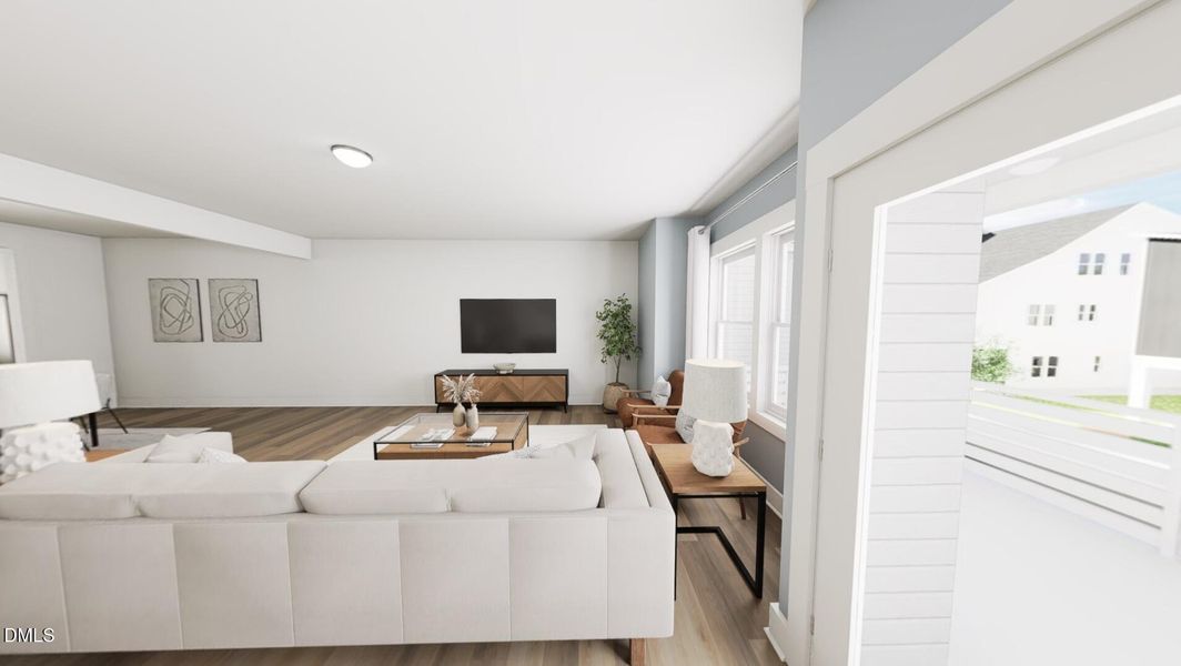 Living Room to Outdoor Porch