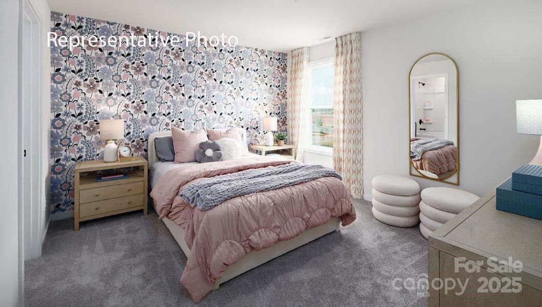 Furnished interior view inside a new home in Sanctuary at Southgate, Indian Trail (Image 31).