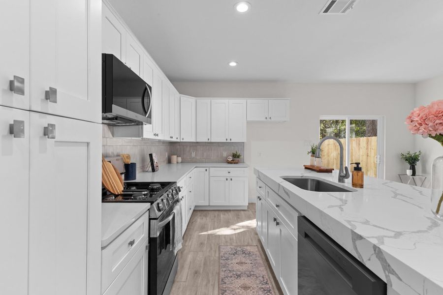 Furnished interior view inside a new home in , Houston (Image 12).