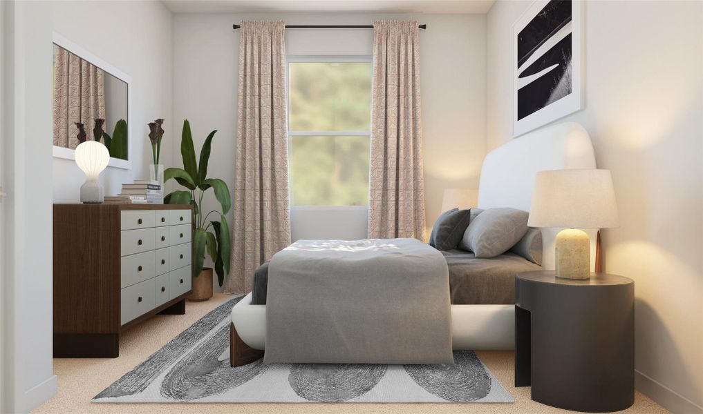 Bedroom 2 (*Artist rendering used for illustration purposes only.) Bedroom 2 (*Artist rendering used for illustration purposes only.)