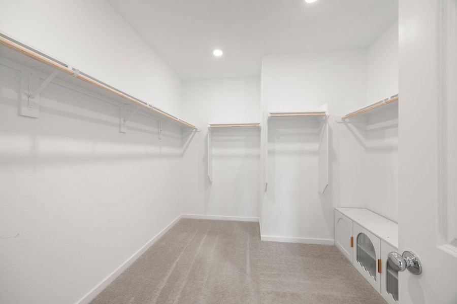 Primary closet