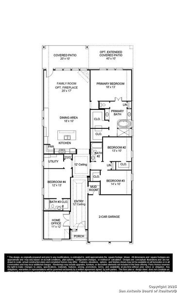 2D floor plan layout of this home in Meadows Of Mill Creek 50', Seguin, TX (Image 3). 2D floor plan layout of this home in Meadows Of Mill Creek 50', Seguin, TX (Image 3).