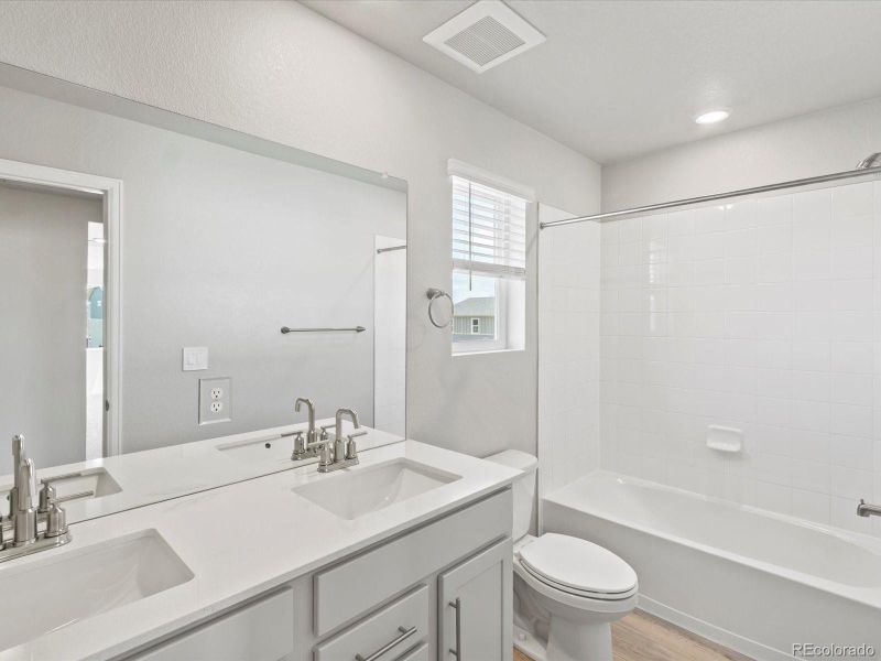 Furnished interior view inside a new home in Revere at Johnstown, Johnstown (Image 14).