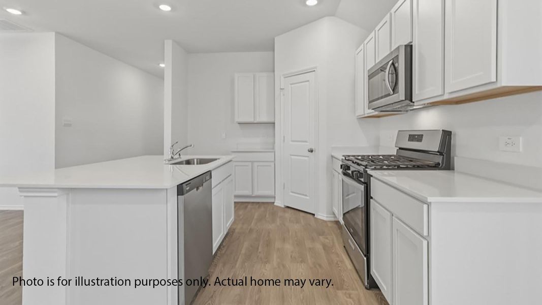 Furnished interior view inside a new home in Marigold, Kyle (Image 6).