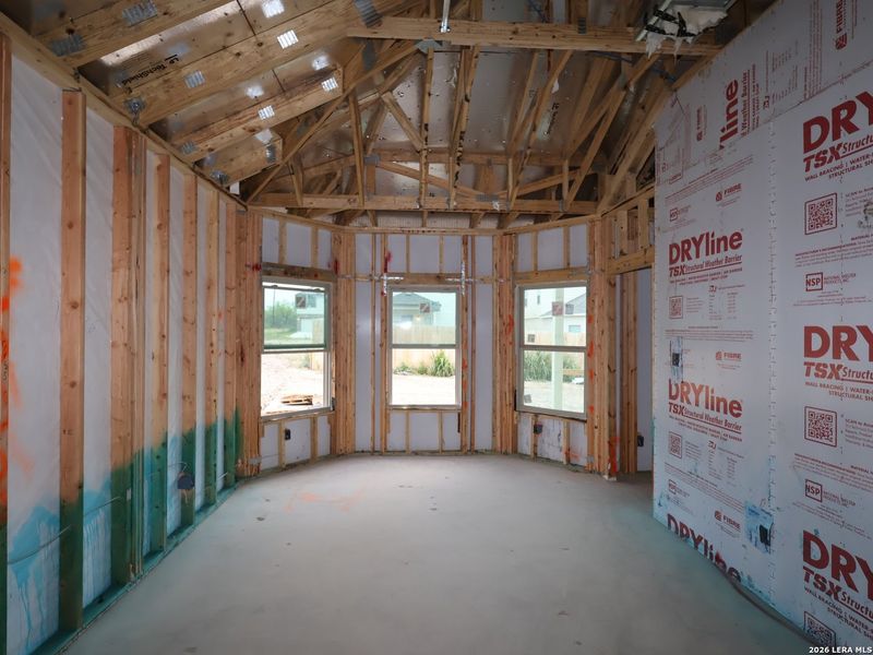 In-progress construction of a new home in Paloma Park, Converse, TX (Image 43).