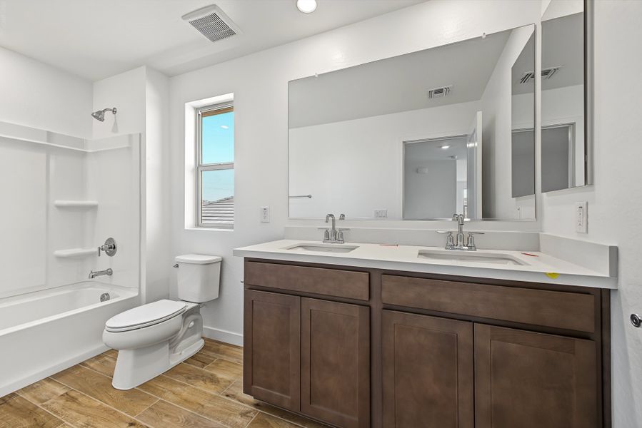 Furnished interior view inside a new home in Bentridge, Buckeye (Image 7).