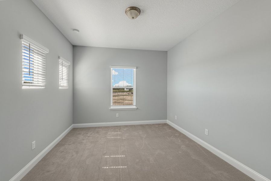 Representative unfurnished interior of a home built from the Caspian by Riverside Homes in Hidden Creek at SilverLeaf, St. Augustine (Image 46).