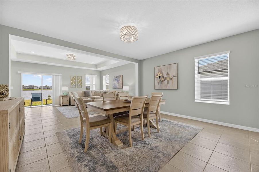 Furnished interior view inside a new home in Summerwoods, Parrish (Image 11).