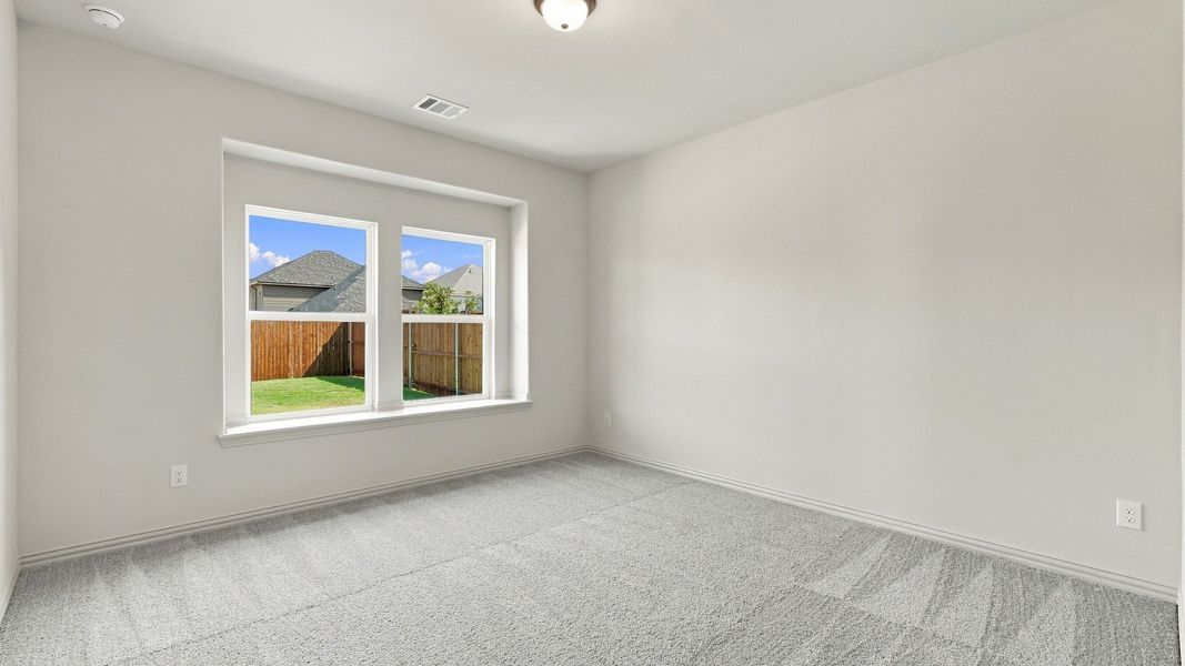 Furnished interior view inside a new home in Westridge Journey, McKinney (Image 29).