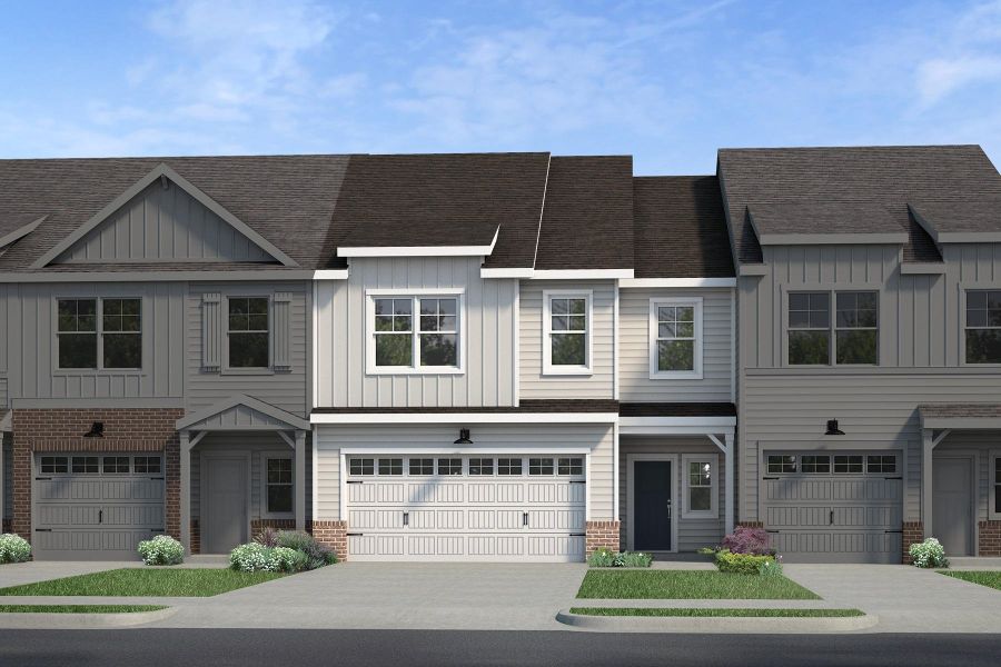 Representative exterior photo of a completed home built from the The Birmingham by Cothran Homes in Miller Park, Greenville, SC (Image 1). Representative exterior photo of a completed home built from the The Birmingham by Cothran Homes in Miller Park, Greenville, SC (Image 1).