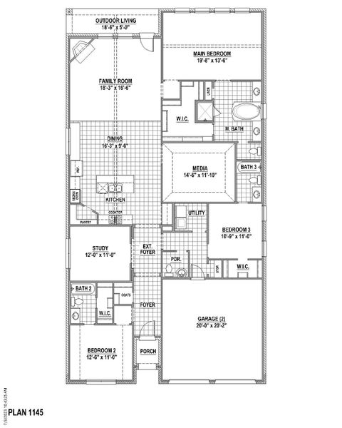 Plan 1145 1st Floor