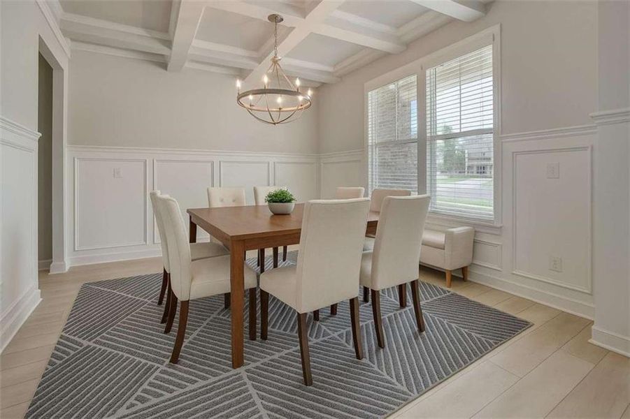Furnished interior view inside a new home in , McDonough (Image 6).