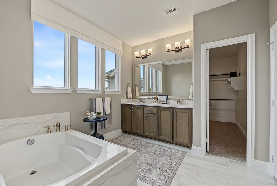 Furnished interior view inside a new home in Leonard Trails, Anna (Image 25).