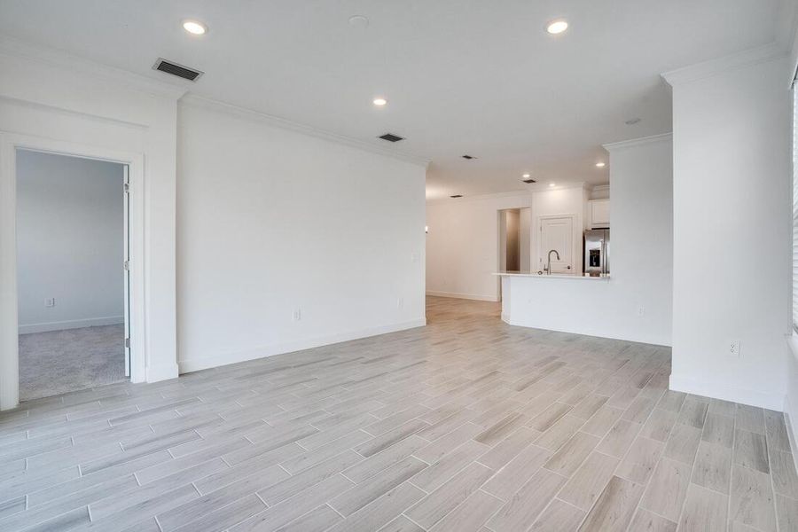 Representative unfurnished interior of a home built from the Tobago by Taylor Morrison in The Cove at West Port, Port Charlotte (Image 11).