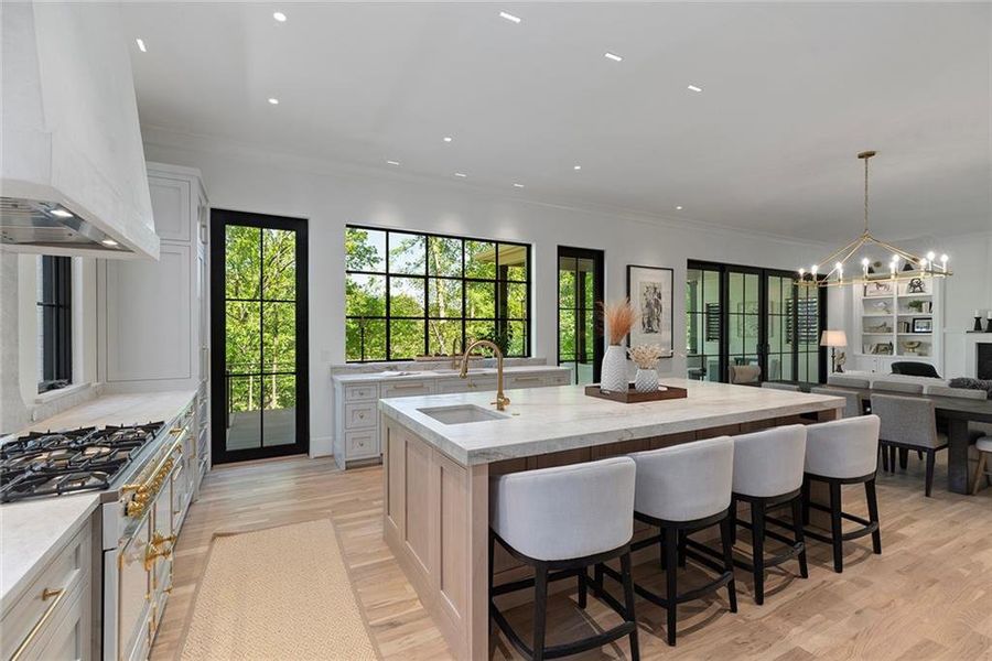 Furnished interior view inside a new home in , Atlanta (Image 5).