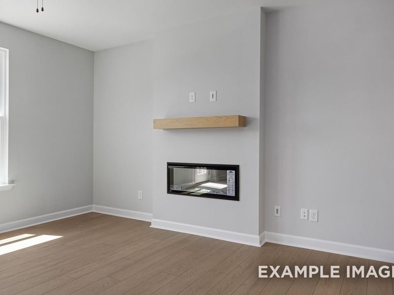 Spacious, unfurnished interior of a new home in Forestville Yard Townhomes, Knightdale (Image 16).