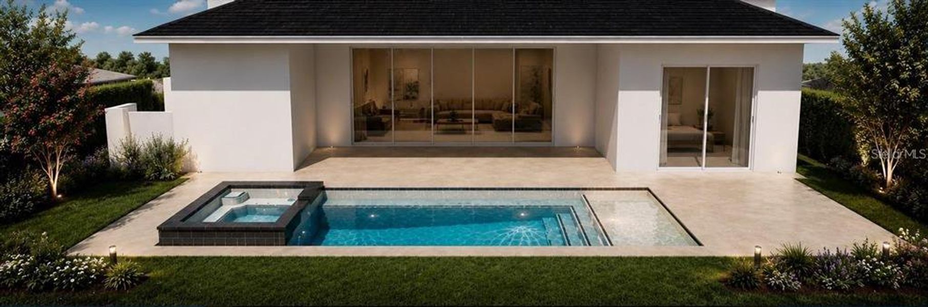 Exterior details and patio area of a home in , Sarasota (Image 3).