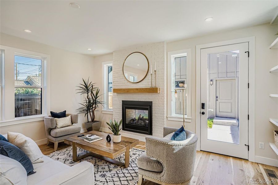 Furnished interior view inside a new home in , Denver (Image 23).