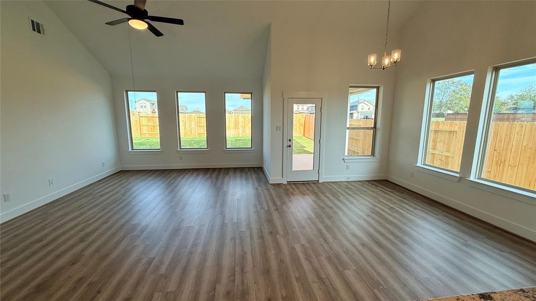 Spacious, unfurnished interior of a new home in Colony at Pinehurst, Pinehurst (Image 7). Spacious, unfurnished interior of a new home in Colony at Pinehurst, Pinehurst (Image 7).