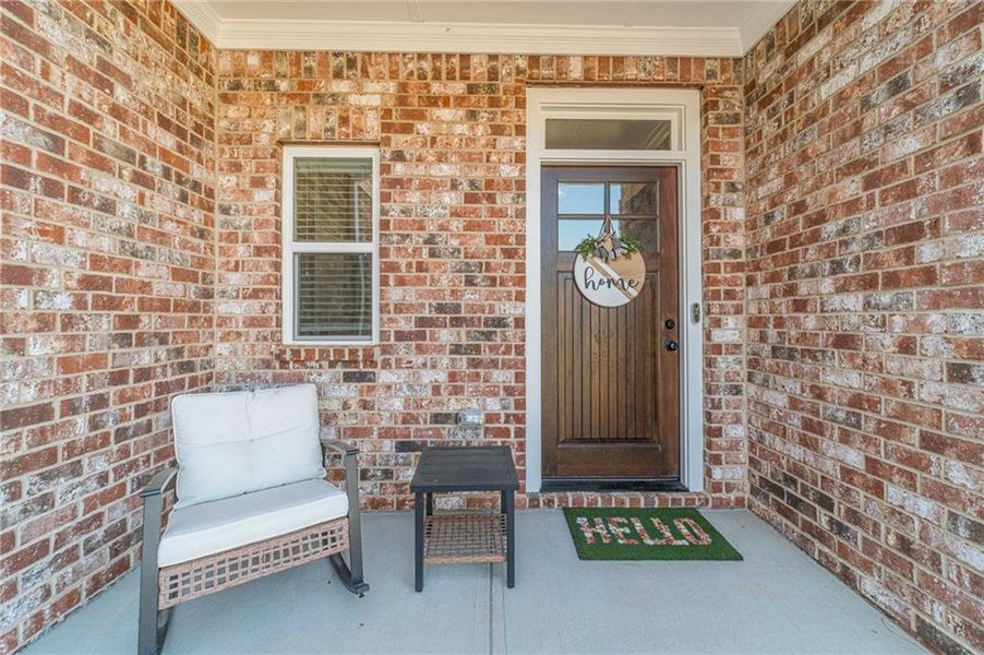 Exterior details and patio area of a home in , Statham (Image 3).