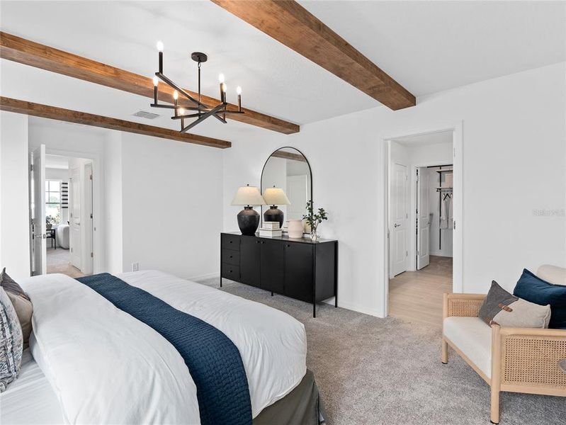 Furnished interior view inside a new home in EverBe, Orlando (Image 16).