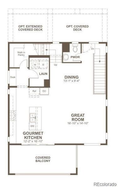 2D floor plan layout of this home in The Summit at Meridian, Englewood, CO (Image 3). 2D floor plan layout of this home in The Summit at Meridian, Englewood, CO (Image 3).