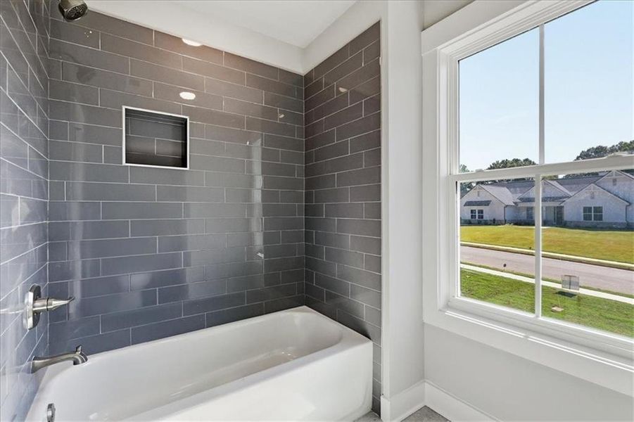 Furnished interior view inside a new home in , Statham (Image 15).