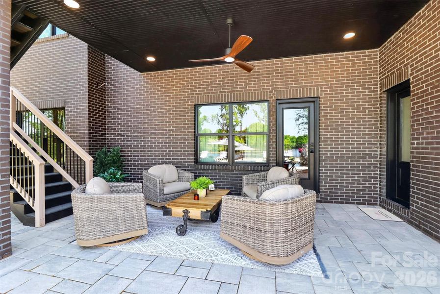 Exterior details and patio area of a home in , Monroe (Image 27).