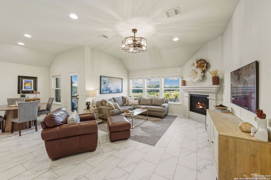 Furnished interior view inside a new home in , New Braunfels (Image 11). Furnished interior view inside a new home in , New Braunfels (Image 11).