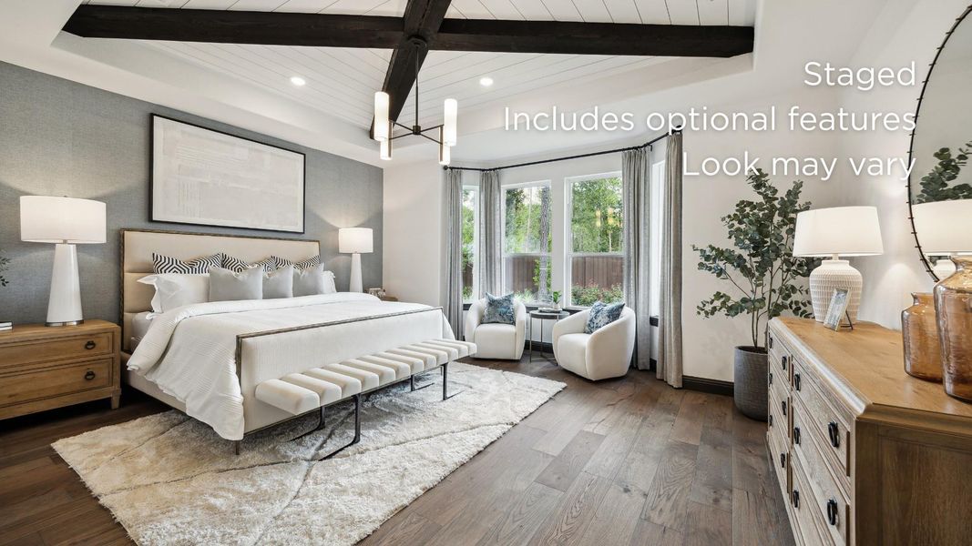 Furnished interior view inside a new home in The Grand Prairie 60', Hockley (Image 4).