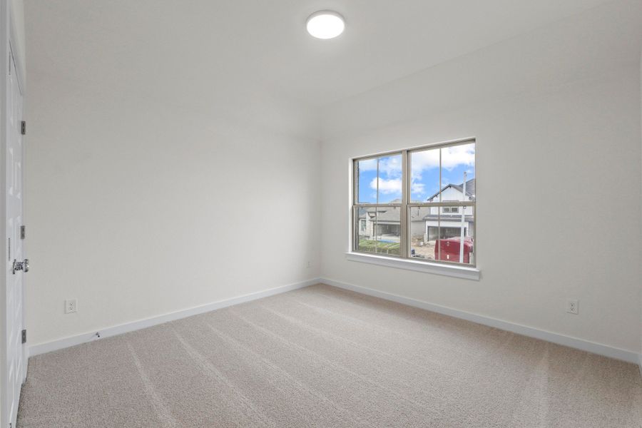 Bedroom in the Pearl home plan by Trophy Signature Homes – REPRESENTATIVE PHOTO Bedroom in the Pearl home plan by Trophy Signature Homes – REPRESENTATIVE PHOTO