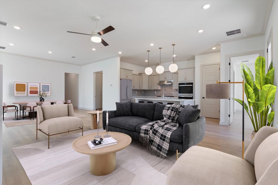 Furnished interior view inside a new home in Lockwood, Collierville (Image 10).