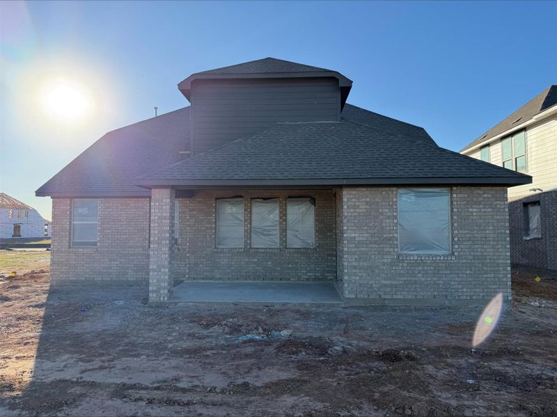 Actual progress of your home.