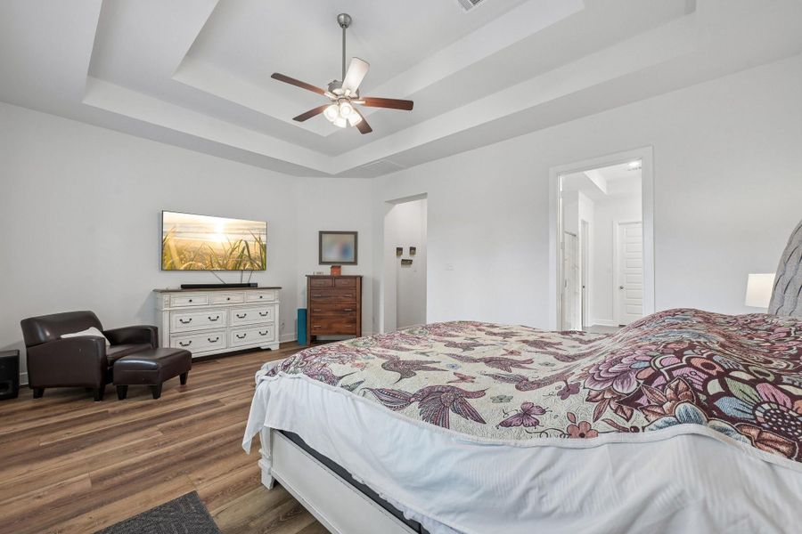Furnished interior view inside a new home in The Woodlands Hills, Willis (Image 15).