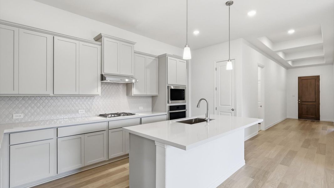Furnished interior view inside a new home in Taylor Estates, Corinth (Image 16).