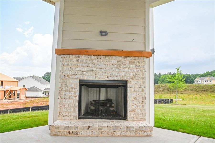 Exterior details and patio area of a home in , Stockbridge (Image 48).