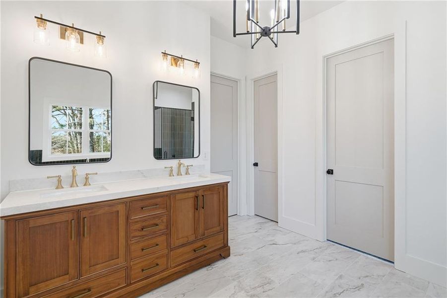 Furnished interior view inside a new home in , Canton (Image 19).