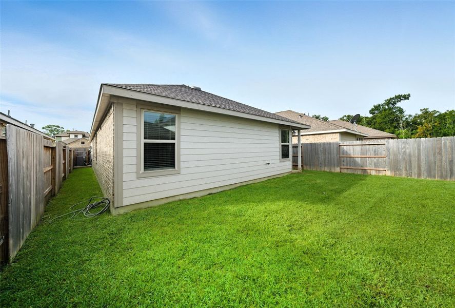 Front exterior of a new home in Newport Preserve, Crosby, TX, highlighting curb appeal (Image 14). Front exterior of a new home in Newport Preserve, Crosby, TX, highlighting curb appeal (Image 14).