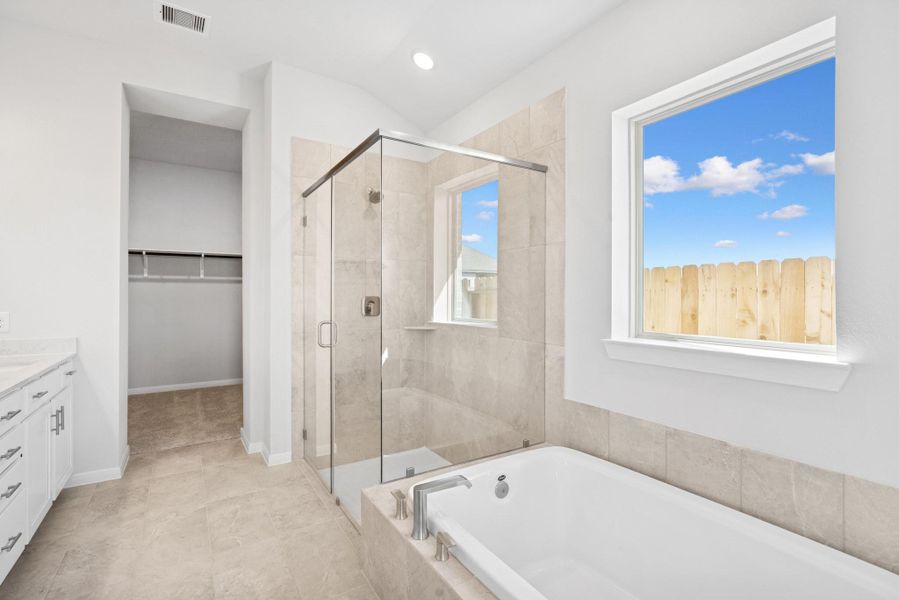 Furnished interior view inside a new home in Escondido 50' Homesites, Magnolia (Image 12).