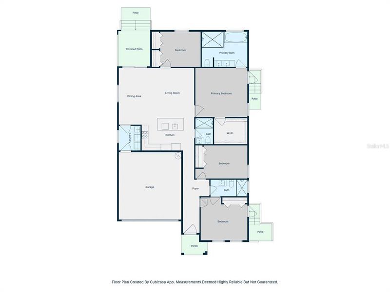 2D floor plan layout of this home in , Tampa, FL (Image 5).